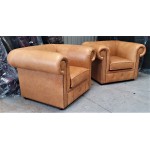 Chesterfield Club Chairs Smooth